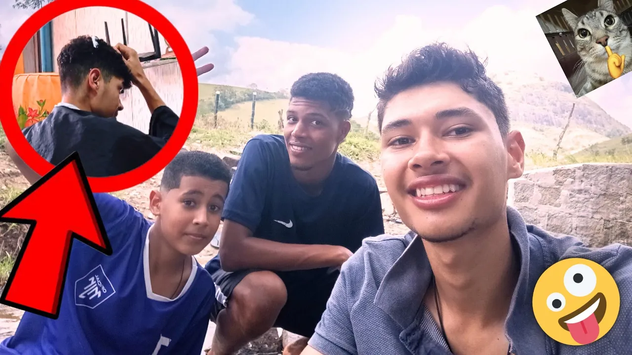 🤪ROLÊ NA CIDADE ONDE MORO na ZUEIRA🤡,fomos cortar o cabelo*cai no golpe do perfume*#youtube #humor