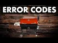 Error Codes REC TEC Grills