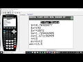 TI-84 Sample Standard Deviation and Variance