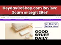 HeydayCoShop com Scam or Legit Review