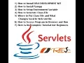 Running Java Servlet Program part 5 - Class file copy and editing web xml
