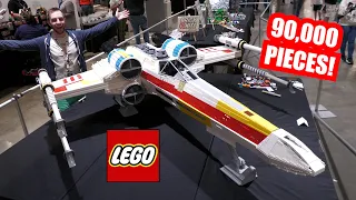 Massive LEGO Star Wars X-Wing 1/6 Scale with 91,000 Pieces