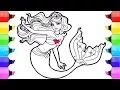 Barbie Coloring Pages Mermaid How to Draw and Color Barbie Sereia Mermaid Coloring Book Pages