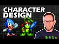 Make Sonic Character Designs in Pixel Art