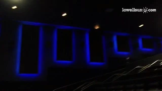 Visit to Showcase Cinema De Lux Lowell s XPlus auditorium to wall screen Dolby Atmos sound