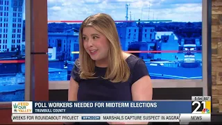 Poll workers needed for midterm elections