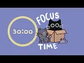 Pomodoro Timer 4x30min Kitty Day Care Lo-fi beats AD focus
