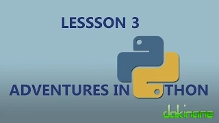Learn Python Lesson 3