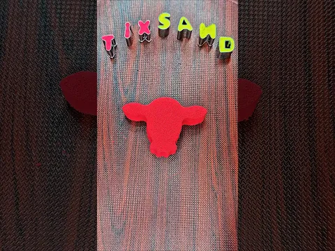 Relaxing Kinetic Sand.