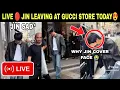 Download Lagu LIVE 🔴 BTS Jin Spotted At Gucci Store Today  😍 BTS Jin Leaving Milan At Gucci  fashion Week 🥺 #bts 