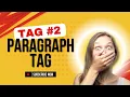 HOW TO USE PARAGRAPH TAG TEXT IN HTML