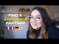 how to find a language exchange partner