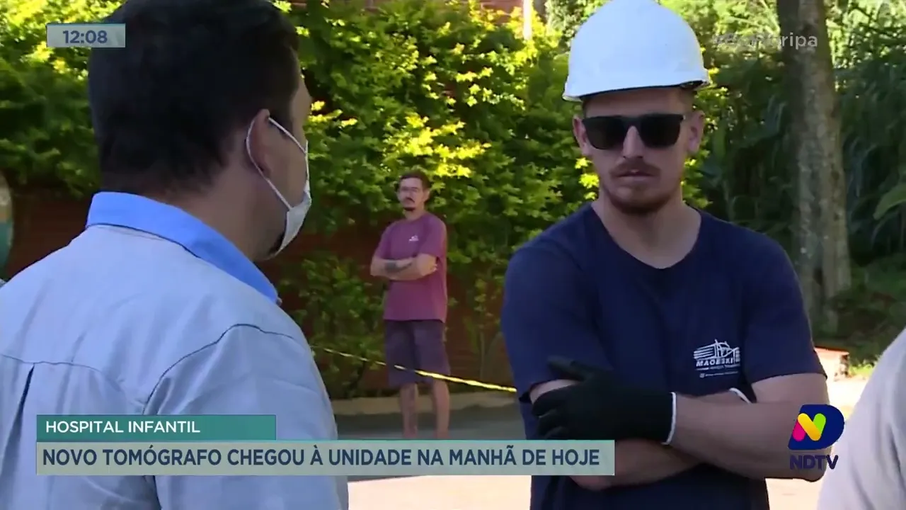 Novo tomógrafo chega em hospital infantil de Florianópolis na manhã dessa quinta-feira
