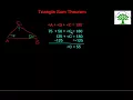 Triangle Sum Theorem