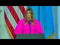 Melania Trump discusses bullying at U N luncheon