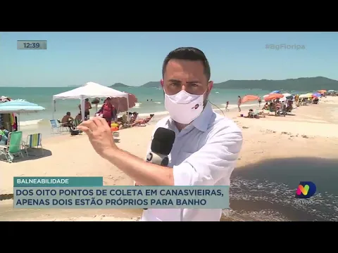 Balneabilidade em Florianópolis: Canasvieiras tem maioria dos pontos de coleta próprios para banho
