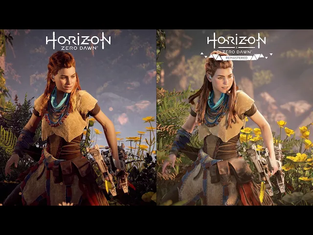 HORIZON ZERO DAWN REMASTERED COMPARISON (Original vs Remastered)
