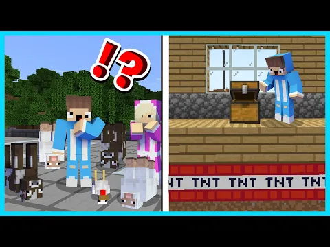 Download MP3 MIPAN \u0026 ZUZUZU DI PRANK! 10 CARA NGEPRANK TEMAN KALIAN DI MINECRAFT SURVIVAL! PASTI MARAH