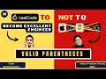 Valid Parentheses Code Implementation Leetcode 20 Progression90