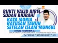 Download Lagu BUKTI VALID BIBEL SUDAH DIUBAH! Kata Moria Ratusan Tahun Setelah Islam Muncul | Ustadz MENACHEM ALI