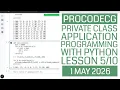 ProCodeCG Private Coding Class - Application Programming