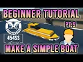 How to build a functional boat in Stormworks Engineer Explains