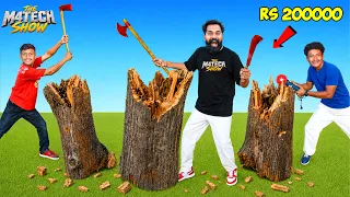 Wood Cutting By Hand Challenge | Winner Takes ₹50,000 | M4 Tech Show |