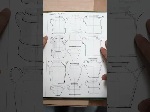 How I Draw the Handles for my Pots