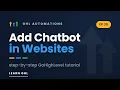 Add Chatbot in Websites in GoHighLevel