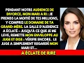 Download Lagu Pendant Notre Audience De Divorce, Mon Mari A Ri : Je Prends La Moitié De Tes Millions, Y Compris.