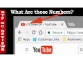 What are Numbers Appearing On Browser Tab title of YouTube tabs strange index numbers on YT tabs