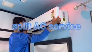 Split Ac service#viralvideo