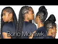 DIY Mohawk Boho Braids Trending ft Ywigs