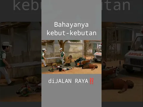 Bahayanya BALAPAN di JALAN RAYA‼️ #animasi #balapan