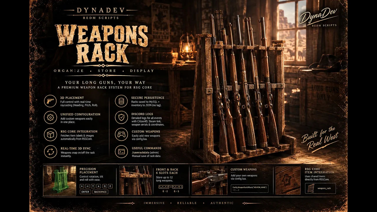 DynaDev - Weapons Rack
