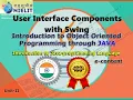IJPL 1 User Interface Components with Swing