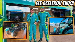 Peguei carona com  @AtilaAbreu51  no Autódromo de Brasília, a bordo de Caterham