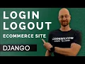 Login and Logout - Django Wednesdays ECommerce 7