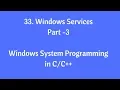 33 Windows Service - Part-3
