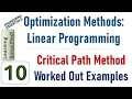CPM Worked Out Questions Optimization Methods - Linear Programming Engineering Essentials