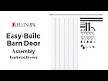 Easy Build Barn Door Installation Animation