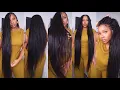 Wrap Braids Using 30 28 26 Straight Human Hair Bundles Y Wigs