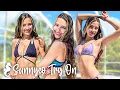 More Try On FUN in Sunny Co Swimwear with Avaryana