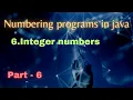 Java Numbering Programs Integer Numbers Java interview programs Java Telugu