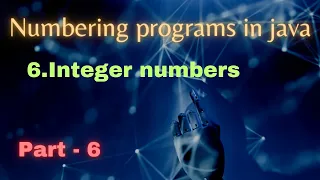 Java Numbering Programs Integer Numbers Java interview programs Java Telugu