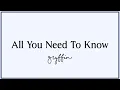 Download Lagu Gryffin \u0026 Slander - All You Need To Know ft. Calle Lehmann (Rawi Beat) || Lyrics