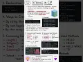 Strings in C explain in 60 sec