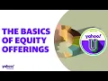 Yahoo U What happens in an equity offering