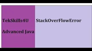 StackOverFlowError