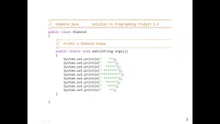 Java Lab 1 Part 2 Hands-on Java program to print a diamond image on the screen